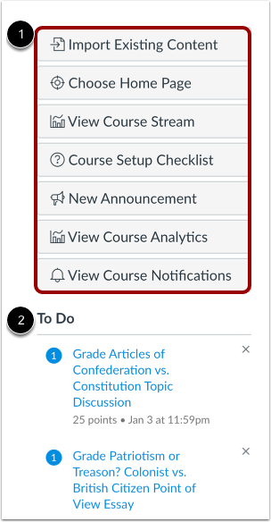 How do I use the Course Homepage as an Instructor?_Navigation_OLS