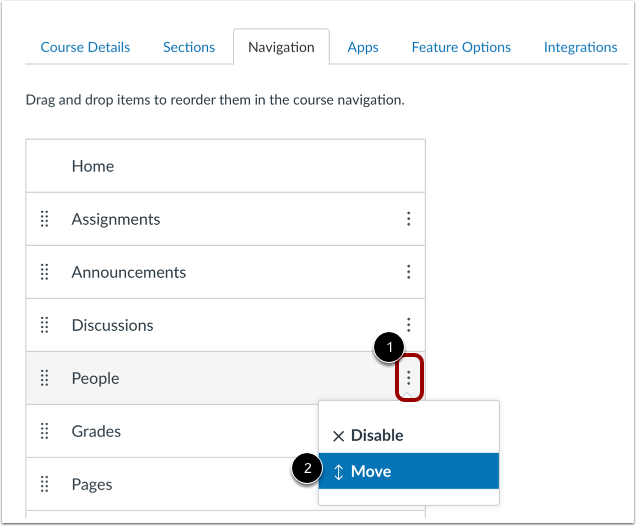 How do I manage Course Navigation links?_Navigation_OLS